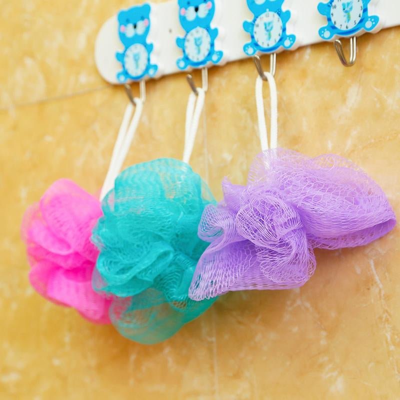 Flower Bath Body Scrubber Rub.
