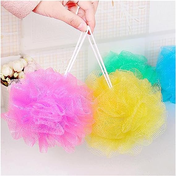 Flower Bath Body Scrubber Rub.